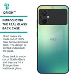 Dusty Green Glass Case for Poco M5