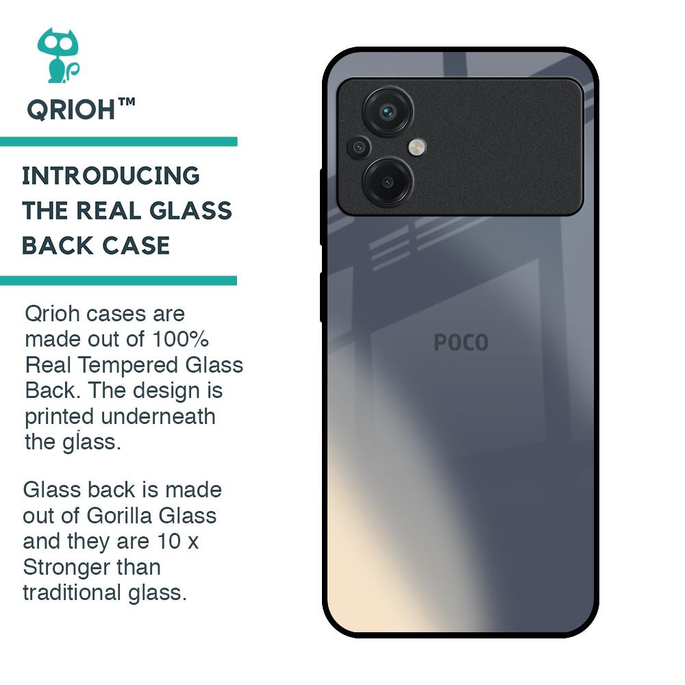 Metallic Gradient Glass Case for Poco M5