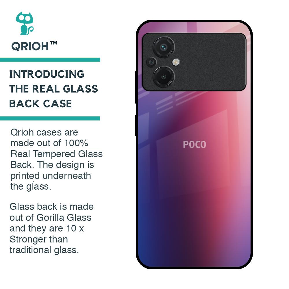 Multi Shaded Gradient Glass Case for Poco M5
