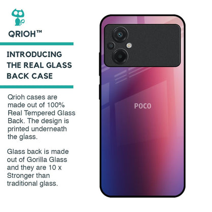 Multi Shaded Gradient Glass Case for Poco M5
