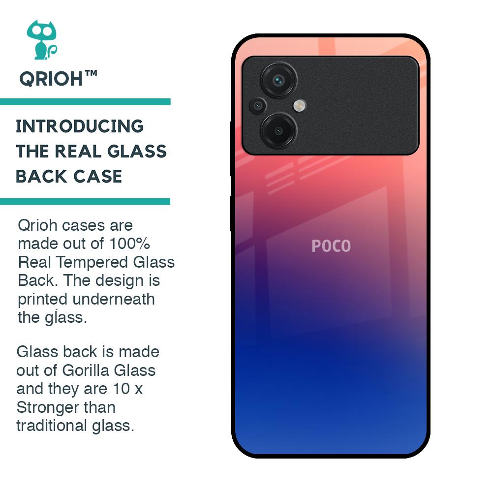 Dual Magical Tone Glass Case for Poco M5
