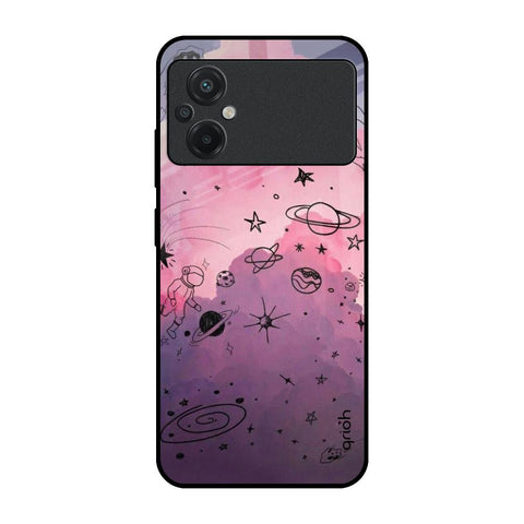 Space Doodles Poco M5 Glass Cases & Covers Online
