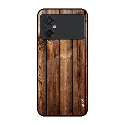 Timber Printed Poco M5 Glass Cases & Covers Online