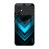Vertical Blue Arrow Poco M5 Glass Cases & Covers Online