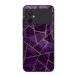 Geometric Purple Poco M5 Glass Cases & Covers Online