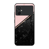 Marble Texture Pink Poco M5 Glass Cases & Covers Online