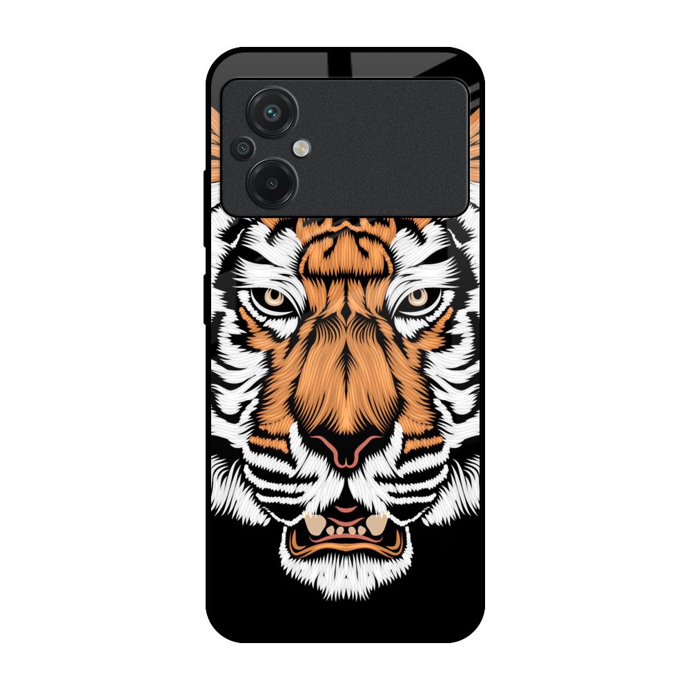 Angry Tiger Poco M5 Glass Cases & Covers Online