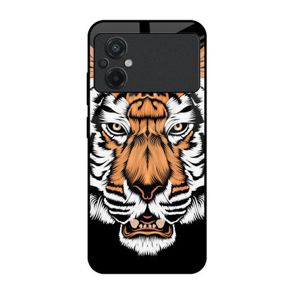 Angry Tiger Poco M5 Glass Cases & Covers Online