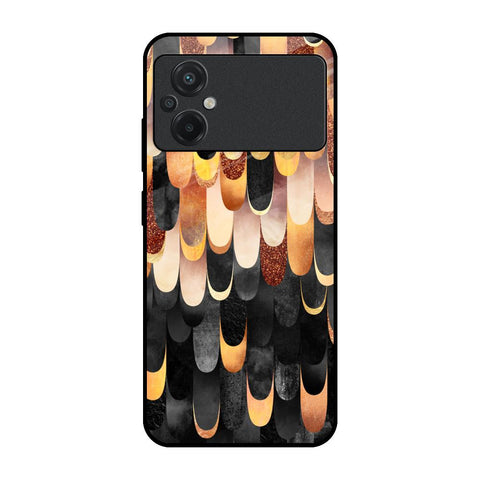 Bronze Abstract Poco M5 Glass Cases & Covers Online
