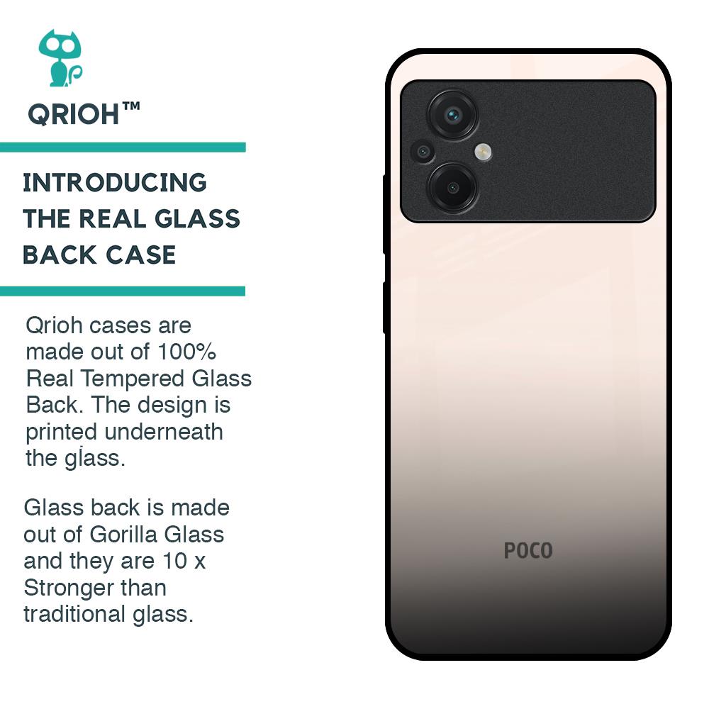 Dove Gradient Glass Case for Poco M5