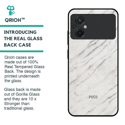 Polar Frost Glass Case for Poco M5