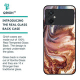 Exceptional Texture Glass Case for Poco M5