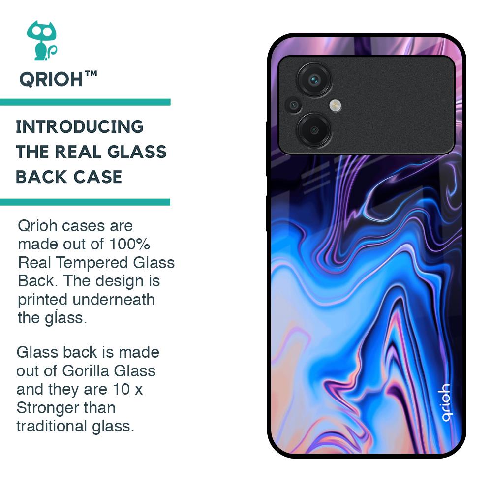 Psychic Texture Glass Case for Poco M5