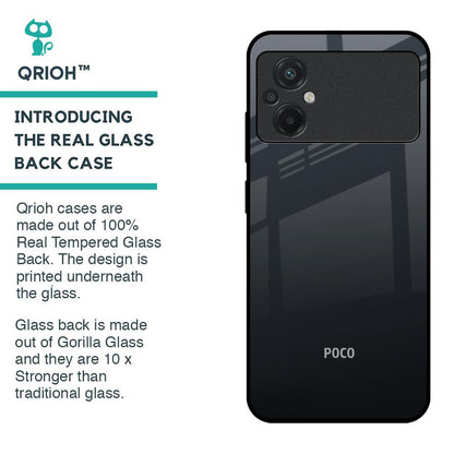 Stone Grey Glass Case For Poco M5