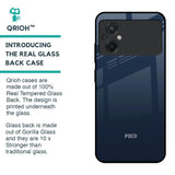 Overshadow Blue Glass Case For Poco M5
