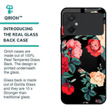Floral Bunch Glass Case For Poco M5