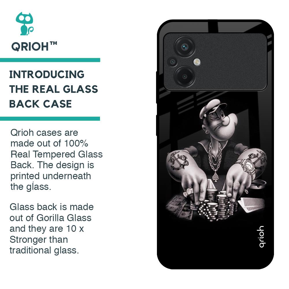 Gambling Problem Glass Case For Poco M5