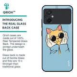 Adorable Cute Kitty Glass Case For Poco M5