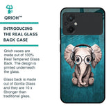 Adorable Baby Elephant Glass Case For Poco M5