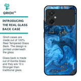 Gold Sprinkle Glass case for Poco M5