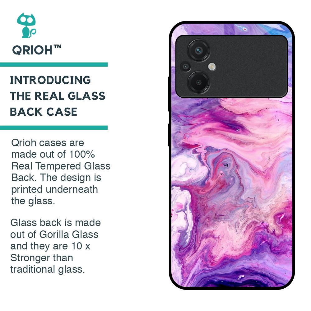 Cosmic Galaxy Glass Case for Poco M5