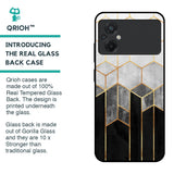 Tricolor Pattern Glass Case for Poco M5