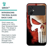 Red Skull Glass Case for Poco M5