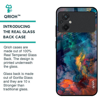 Cloudburst Glass Case for Poco M5