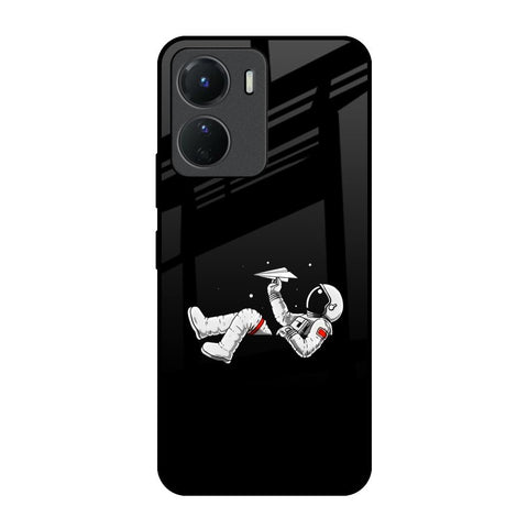 Space Traveller Vivo Y16 Glass Back Cover Online