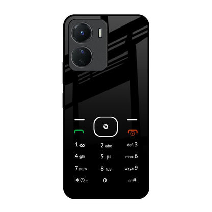 Classic Keypad Pattern Vivo Y16 Glass Back Cover Online