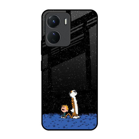 Night Sky Star Vivo Y16 Glass Back Cover Online