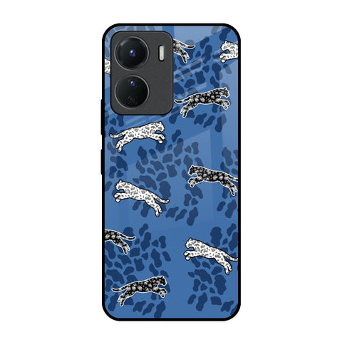 Blue Cheetah Vivo Y16 Glass Back Cover Online
