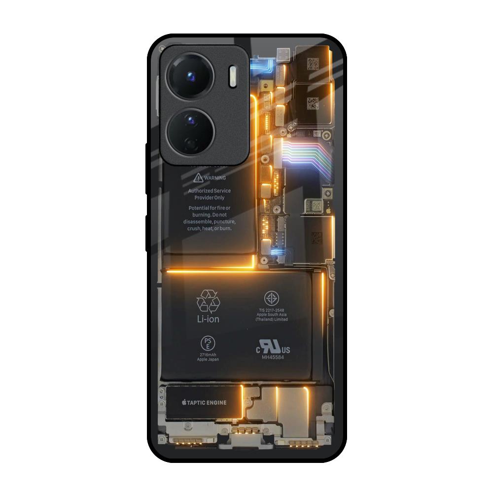 Glow Up Skeleton Vivo Y16 Glass Back Cover Online
