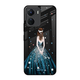 Queen Of Fashion Vivo Y16 Glass Back Cover Online