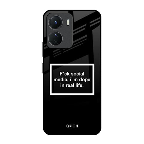 Dope In Life Vivo Y16 Glass Back Cover Online