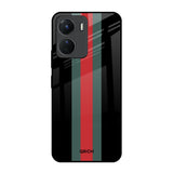 Vertical Stripes Vivo Y16 Glass Back Cover Online