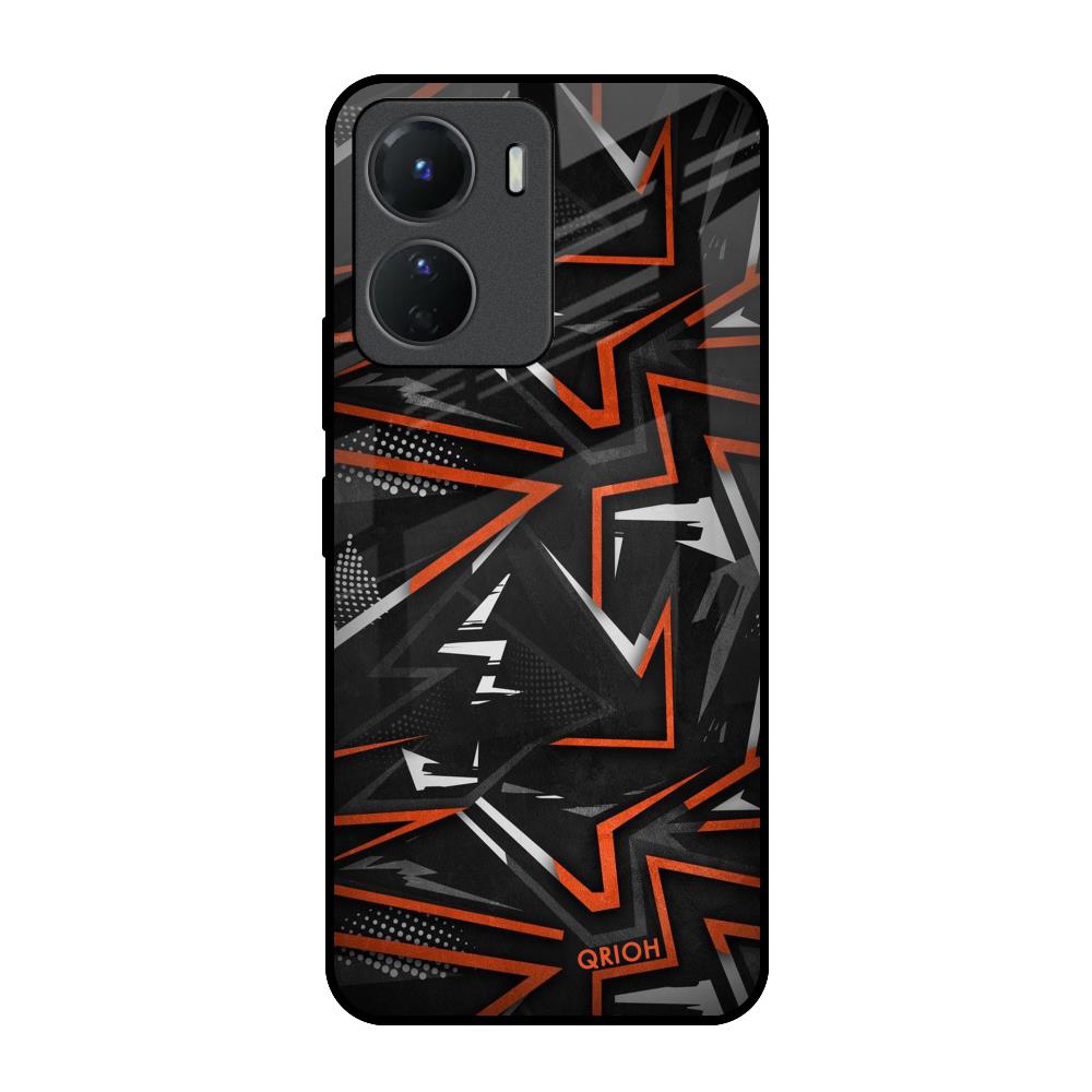 Vector Art Vivo Y16 Glass Back Cover Online