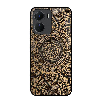 Luxury Mandala Vivo Y16 Glass Back Cover Online