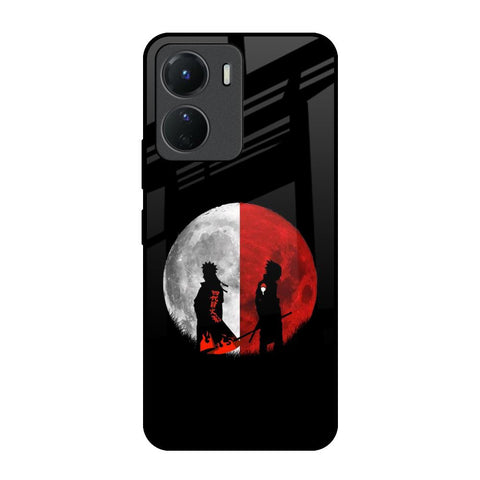 Anime Red Moon Vivo Y16 Glass Back Cover Online