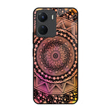 Floral Mandala Vivo Y16 Glass Back Cover Online