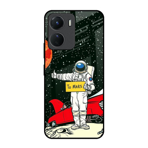 Astronaut on Mars Vivo Y16 Glass Back Cover Online