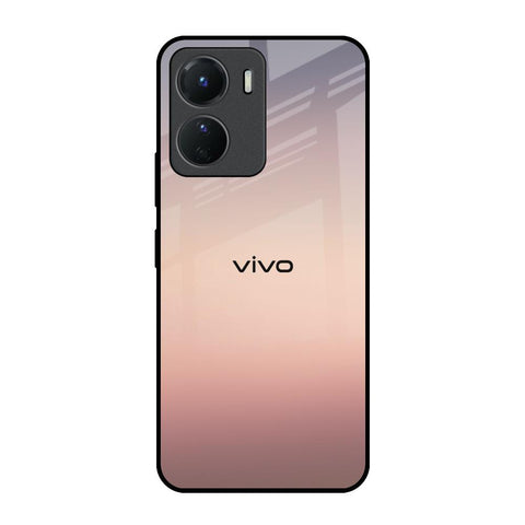 Golden Mauve Vivo Y16 Glass Back Cover Online