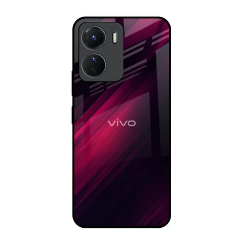 Razor Black Vivo Y16 Glass Back Cover Online