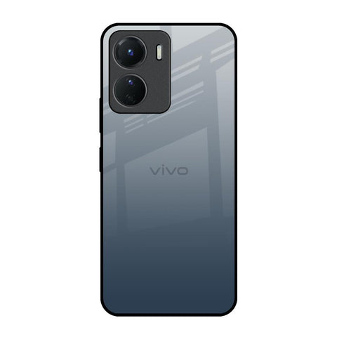 Smokey Grey Color Vivo Y16 Glass Back Cover Online