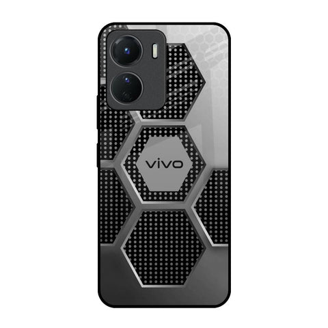 Hexagon Style Vivo Y16 Glass Back Cover Online