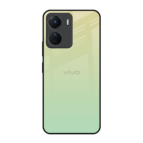 Mint Green Gradient Vivo Y16 Glass Back Cover Online