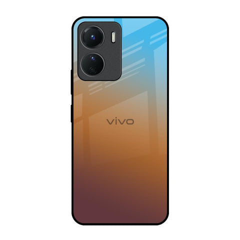 Rich Brown Vivo Y16 Glass Back Cover Online