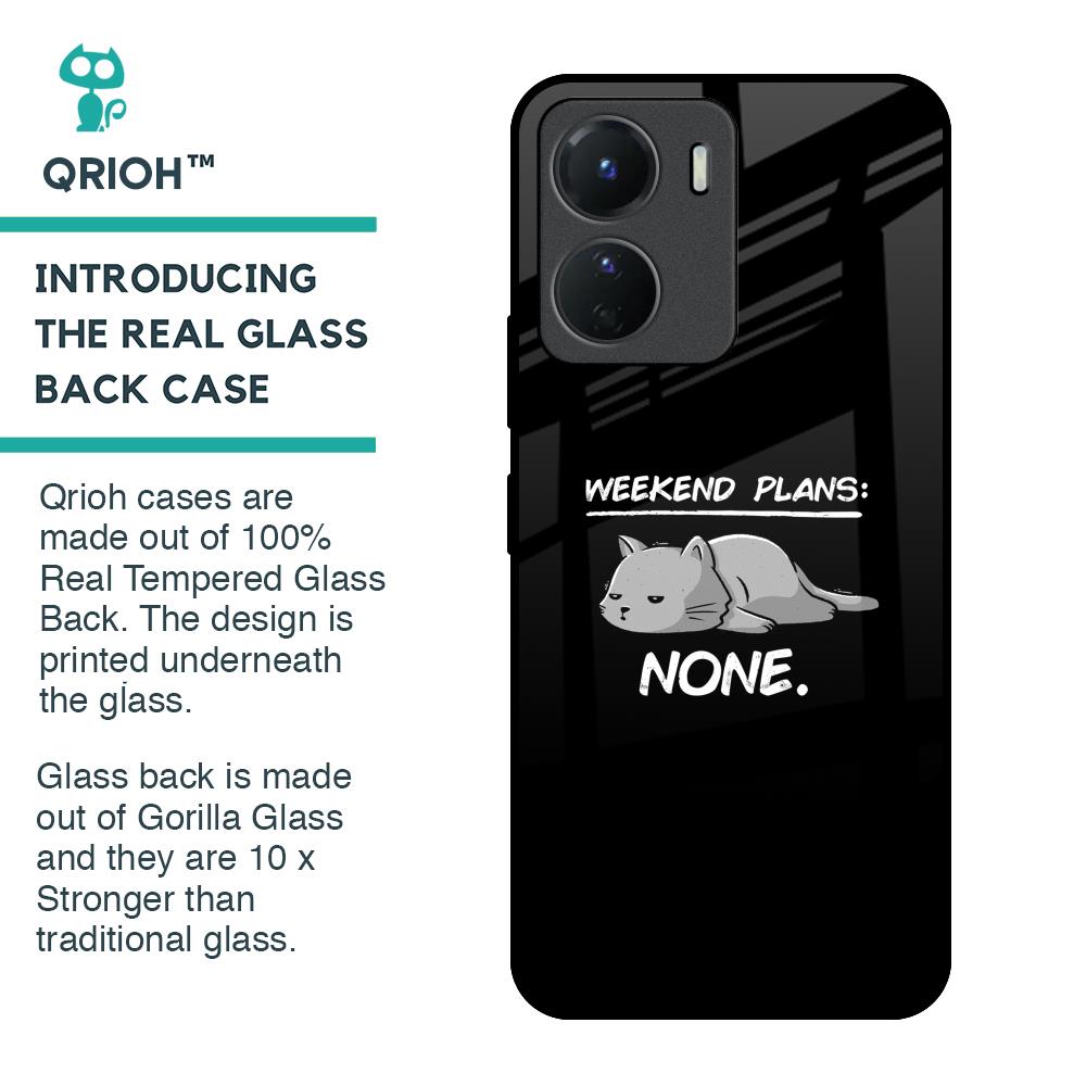Weekend Plans Glass Case for Vivo Y16