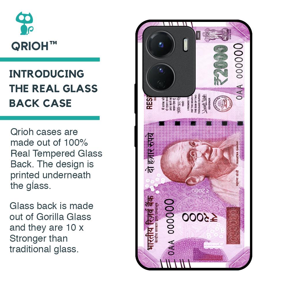 Stock Out Currency Glass Case for Vivo Y16