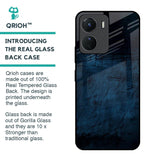 Dark Blue Grunge Glass Case for Vivo Y16